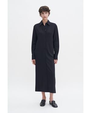 Filippa K Relaxed Jersey Shirt Dress - Blue