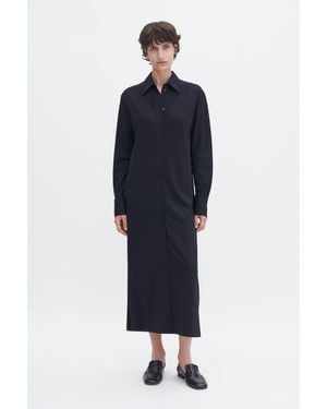 Filippa K Relaxed Jersey Shirt Dress - Blue