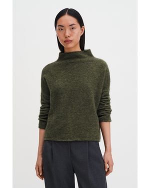 Filippa K Mika Yak Funnelneck Jumper - Green