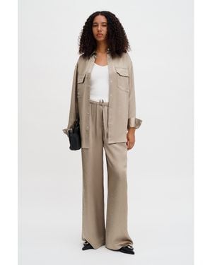 Filippa K Eve Draped Pants - Natural