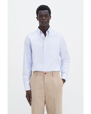 Filippa K Slim Oxford Cotton Shirt - White