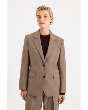 Filippa K Delilah Flannel Blazer - Brown