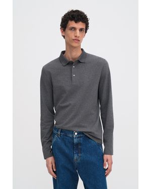 Filippa K Luke Stretch Polo Shirt - Grey