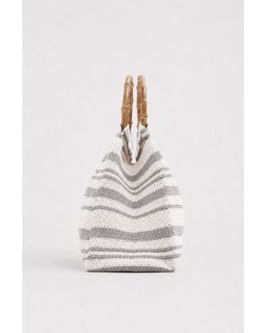 Filippa K The Bamboo Crochet Bag - White