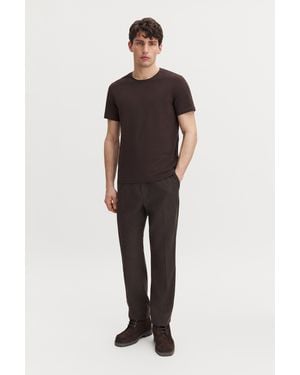 Filippa K Stretch Cotton Tee - Brown