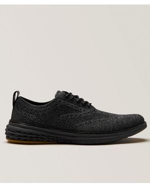 Cole Haan Grand Hurrion Stitchlite Wingtip Oxfords - Black