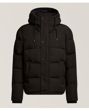 Superdry Everest Short Hooded Puffer Jacket - Black