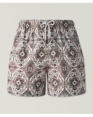 TOOCO Fantasia Printed Swim Shorts - Natural