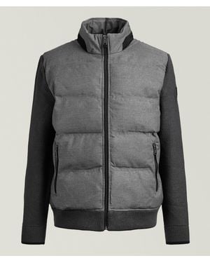 HUNTER Grafton Quilted Knit Hybrid Jacket - Grey