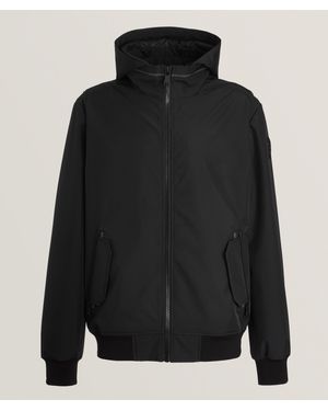 Pajar Hooded Water-Repellent Windbreaker - Black