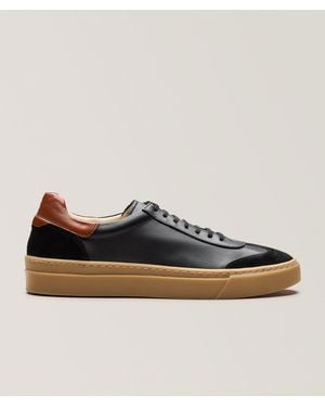 Florsheim Fremont T-Toe Leather Sneakers - Black