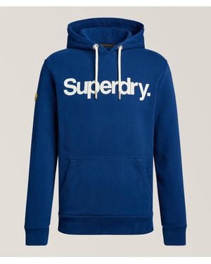 Superdry Core Logo Classic Hooded Sweatshirt - Blue