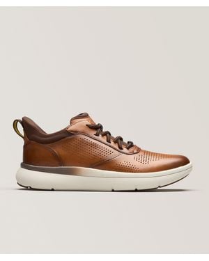 Florsheim Fleet Perforated Leather Sneakers - Brown