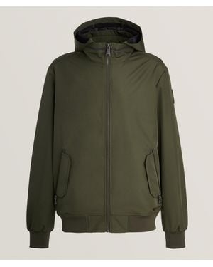 Pajar Hooded Water-Repellent Windbreaker - Green