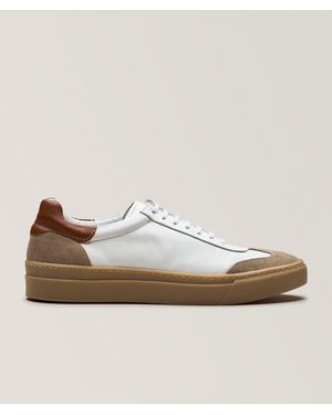 Florsheim Fremont T-Toe Leather Sneakers - White
