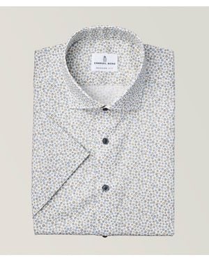 Emanuel Berg Byron Citrus Stretch Sport Shirt - Grey