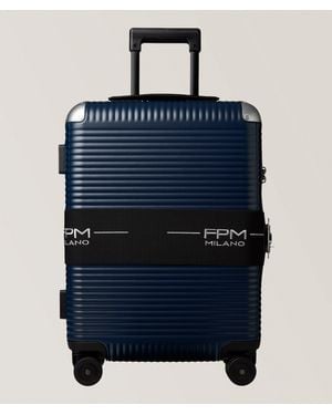 Fpm Bank Zip Deluxe Spinner 55 Carry-On Suitcase - Blue