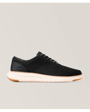 Cole Haan Grand Remix Knit Oxfords - Black