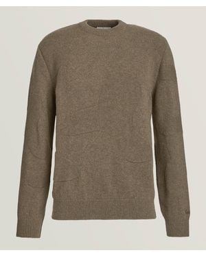 Forét Jacquard Knit Wool-Blend Sweater - Green