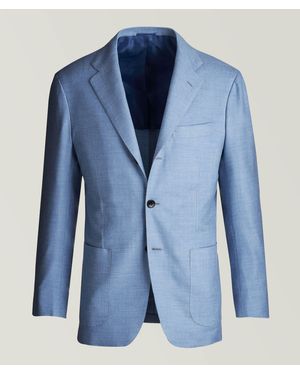 Kiton Houndstooth Cashmere Sport Coat in Grey for Men Lyst Canada