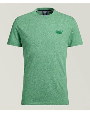 Superdry Vintage Logo Embroidered T-Shirt - Green