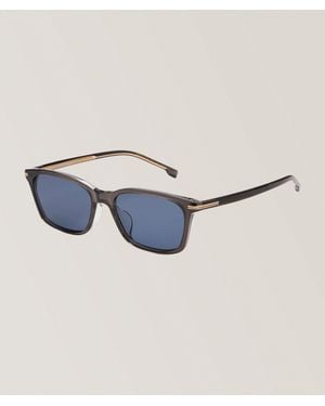 BOSS Rectangular Sunglasses - Blue