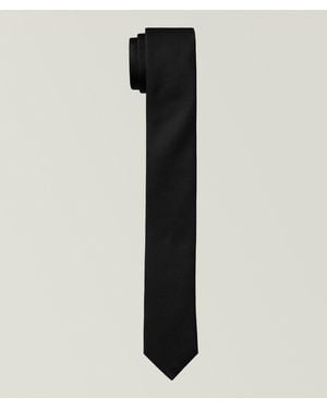 BOSS Jacquard Silk-Blend Tie - Black