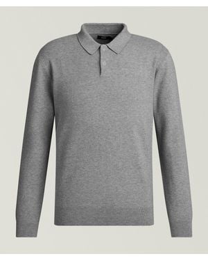 Benson Piquã Knit Polo Shirt - Grey