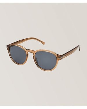BOSS Panthos Round Sunglasses - Blue