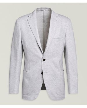Eleventy Soft Mãlange Wool Sport Jacket - Grey