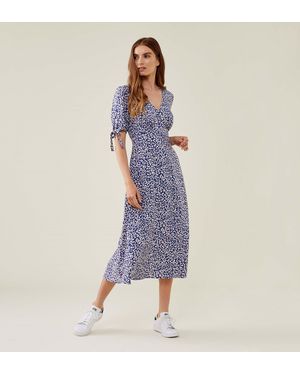 Finery London Claire Midi Dress - Blue