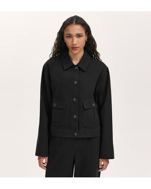 Finery UK Kelsie Canvas Jacket - Black