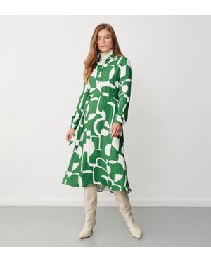 Finery London Vanessa Midi Dress - Green