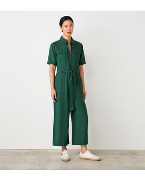 Finery London Marie Utility Jumpsuit - Green