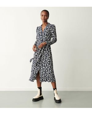 Finery London Willow Midi Dress - White