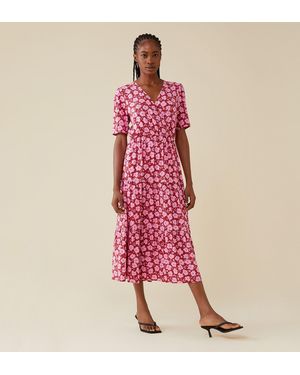 Finery London Amara Midi Dress - Pink