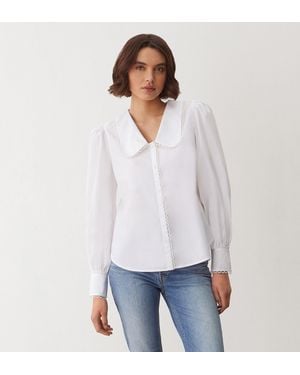 Finery London Rosella Cotton Shirt - White