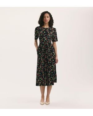 Finery London Kathryn Jersey Midi T-Shirt Dress - Black