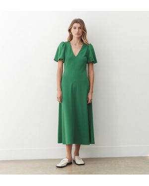 Finery London Sophie Ponte Jersey Midi Dress - Green