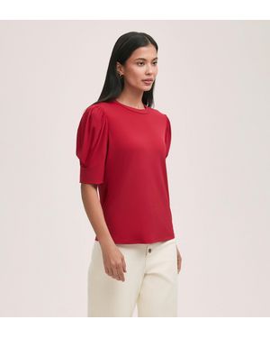 Finery London Oriel Jersey T-Shirt - Red