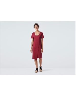 Finery London Falkland Square Neck Jersey Dress - White