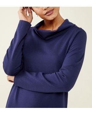 Finery London Ingrid Ponte Jersey Dress - Blue