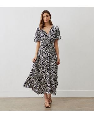 Finery London Nessa Midi Dress - Multicolour