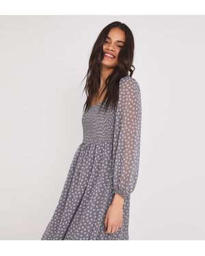 Finery London Melanie Midi Dress - Purple