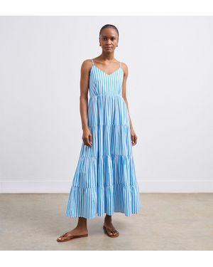 Finery London June Striped Maxi Dress - Blue