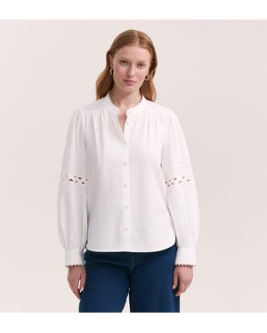 Finery London Paulie Cotton Shirt - White