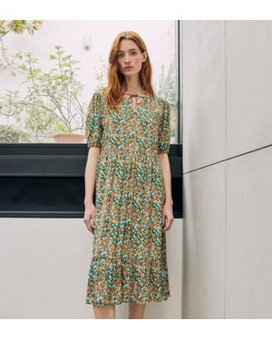 Finery London Camber Midi Dress - Green