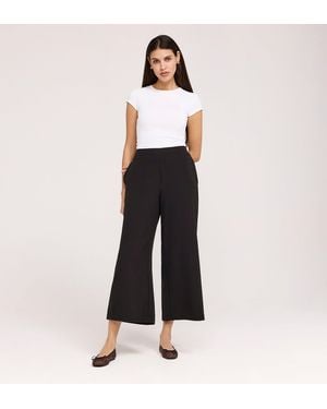 Finery London Simone Wide Leg Trousers - White