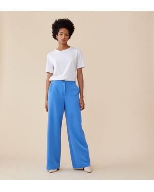 Finery London Kaden Trousers - Blue