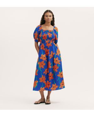 Finery London Enzo Midi Dress - Blue